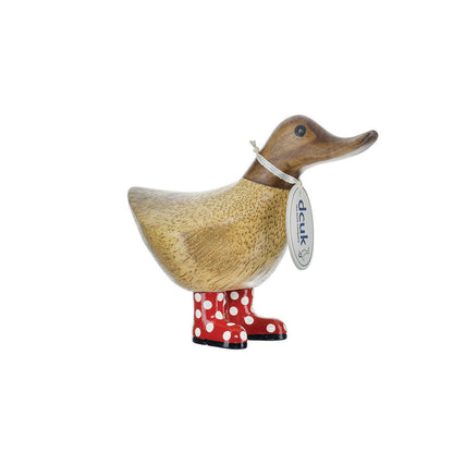 DCUK Natural Welly Ducky Spotty