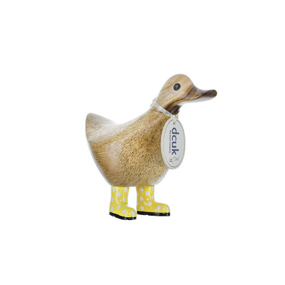 DCUK Natural Welly Ducky Spotty