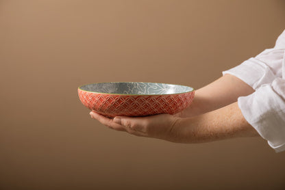 Mikasa Coupe Bowl | Geometric Leaf