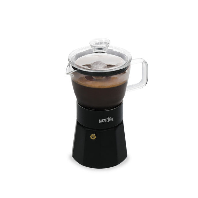 La Cafetière Verona Glass Espresso Maker | Black