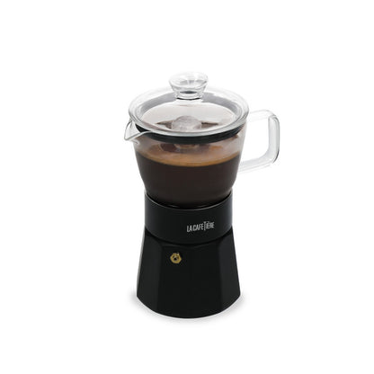 La Cafetière Verona Glass Espresso Maker | Black