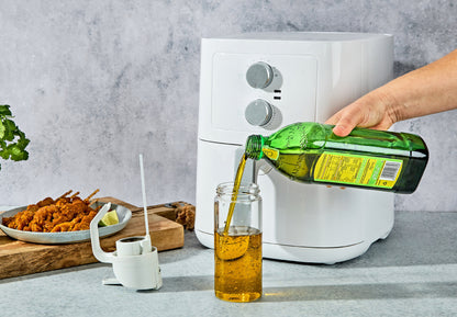 Oileroo | White + Glass Bottle