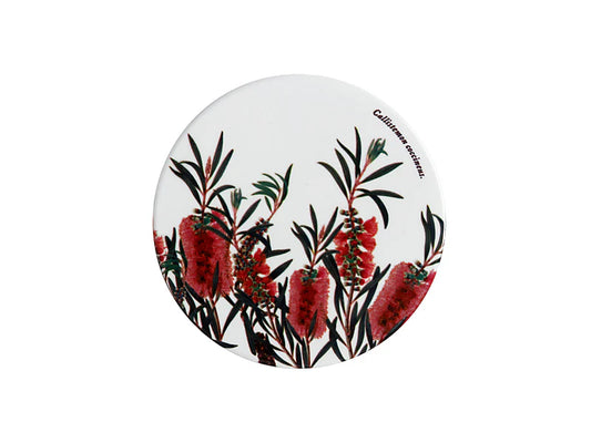 Royal Botanic Gardens Australian Botanics Ceramic Coaster | Bottlebrush