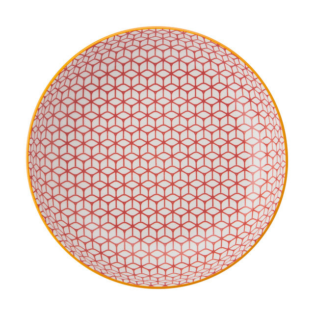 Mikasa Coupe Bowl | Geometric Blue