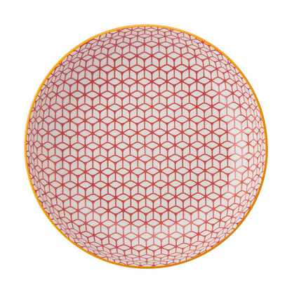 Mikasa Coupe Bowl | Geometric Blue