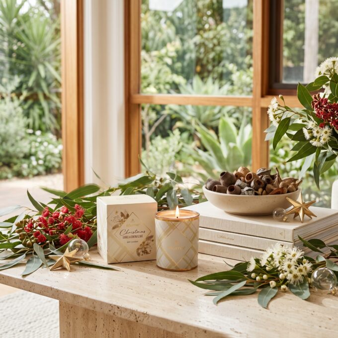 Christmas Vanilla Snowflake Soy Candle 200g