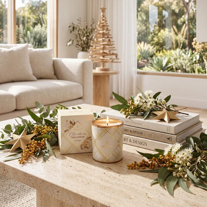 Christmas Vanilla Snowflake Soy Candle 200g