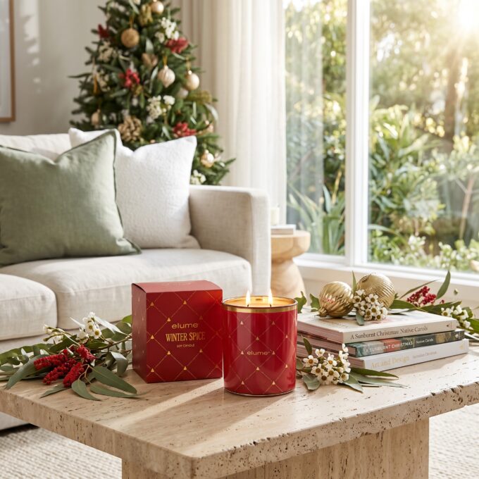 Christmas Winter Spice Soy Candle 400g
