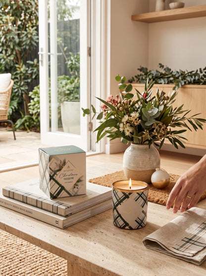 Christmas Frosted Pine Soy Candle 200g