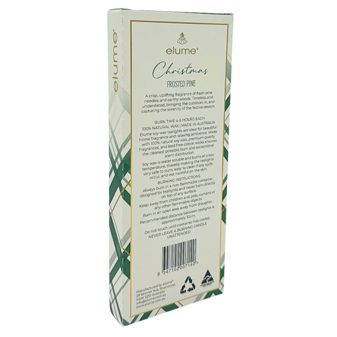 Christmas Frosted Pine Tealights