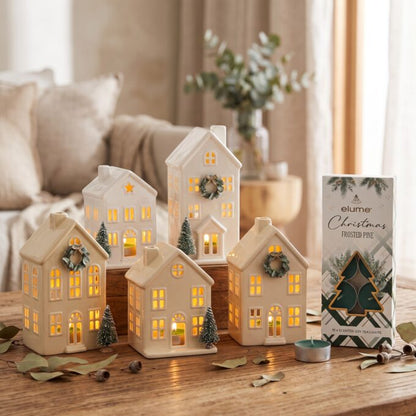 Christmas Frosted Pine Tealights