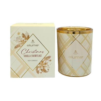 Christmas Vanilla Snowflake Soy Candle 200g