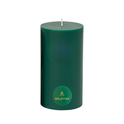 Christmas Frosted Pine Pillar Candle