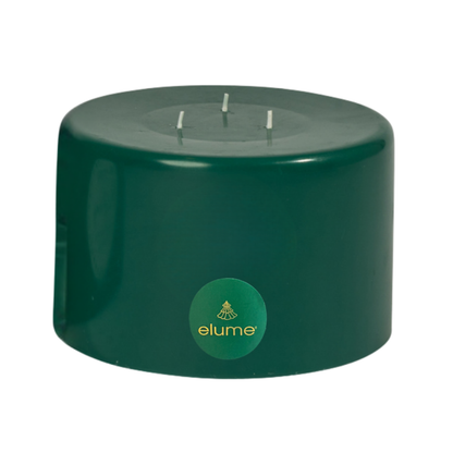 Christmas Frosted Pine Pillar Candle