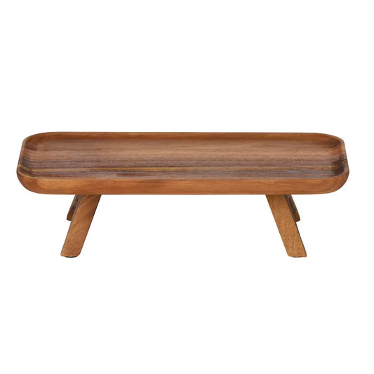 Gusto Wood Rectangular Stand