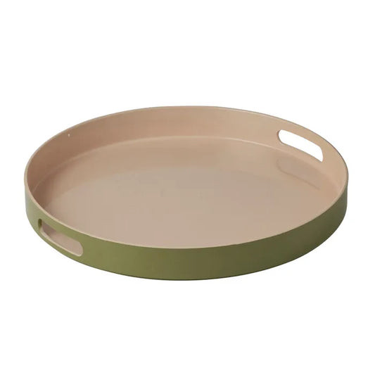 Bevanda 2 Tone Tray Olive/Pink