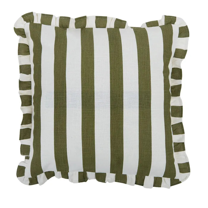 Bonny Cotton Cushion | Olive