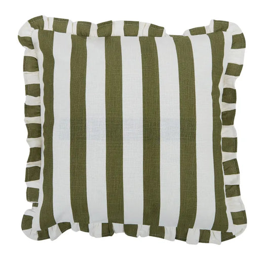 Bonny Cotton Cushion | Olive