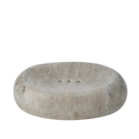 Pyke Marble Soap Dish | Beige