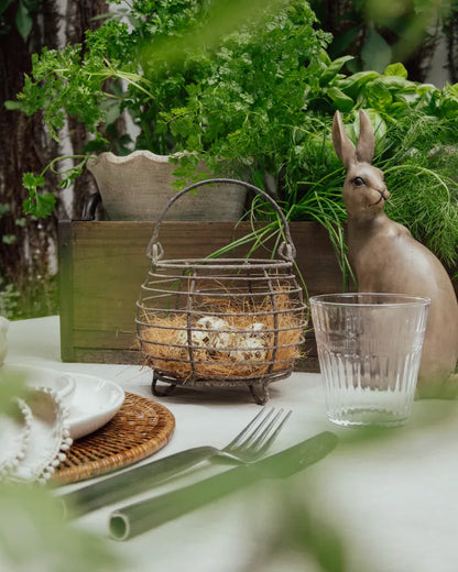 Wire Round Egg Basket