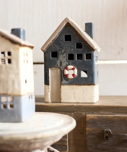 Saint Malo Tea Light House with Buoy