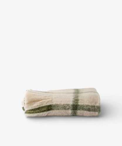 Juniper Check Green Throw