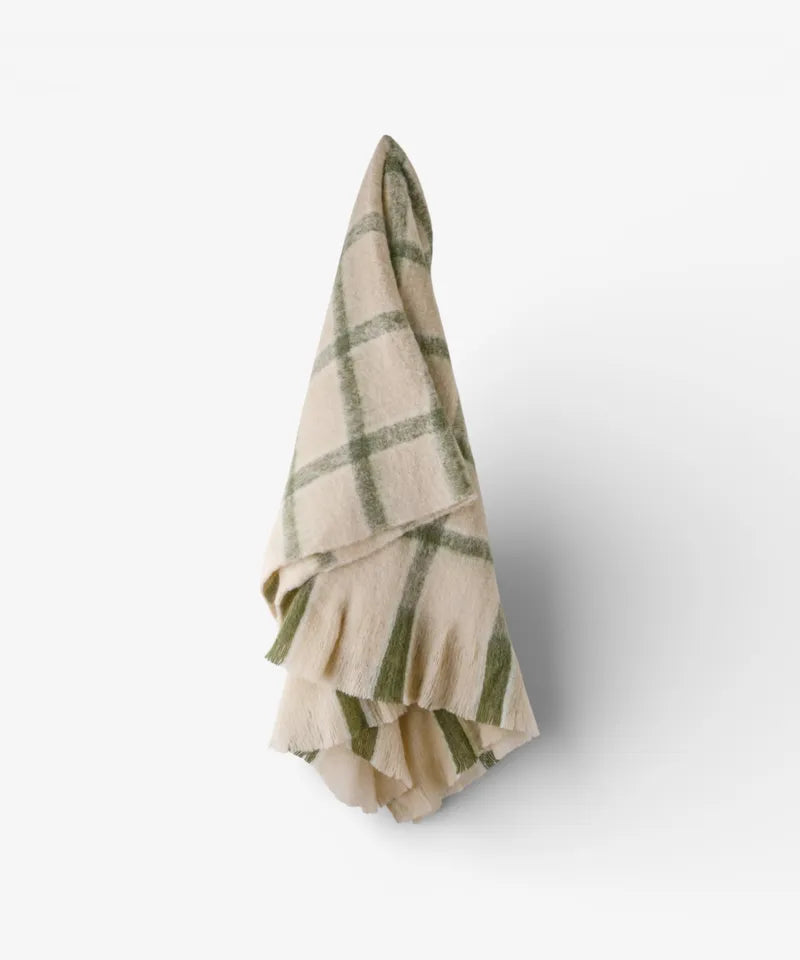 Juniper Check Green Throw