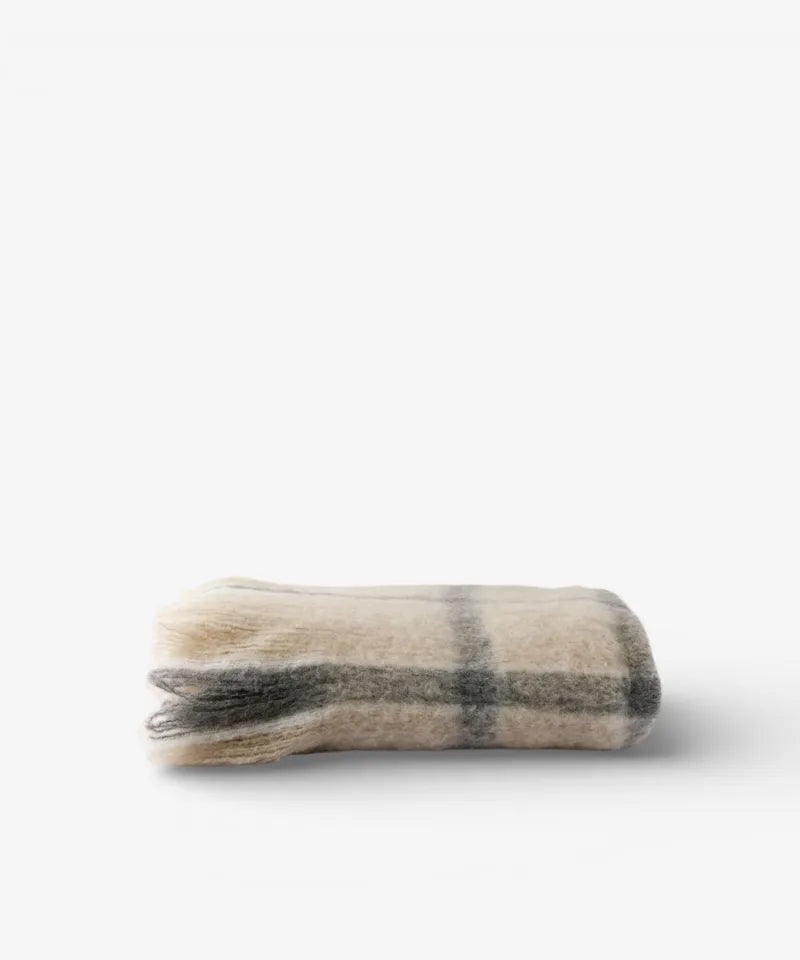 Juniper Check Grey Throw