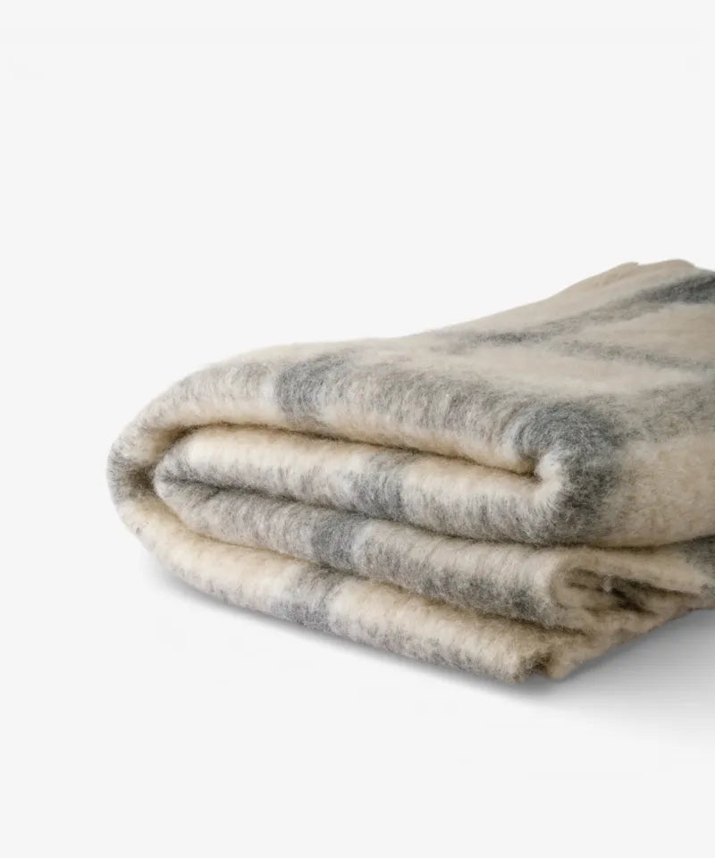 Juniper Check Grey Throw