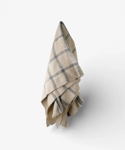 Juniper Check Grey Throw