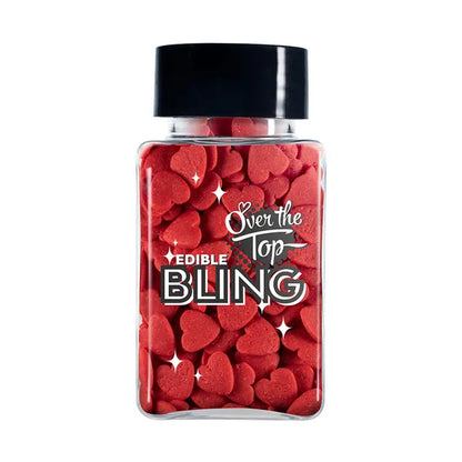 Over The Top Love Hearts - Red 55g