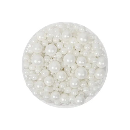 Over The Top Bling Sprinkles Medleys - Pearl White 65g