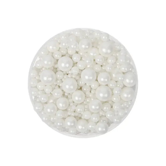 Over The Top Bling Sprinkles Medleys - Pearl White 65g
