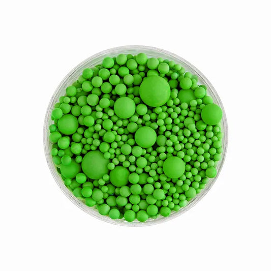Over The Top Bling Sprinkles Medleys - Leaf Green 65g