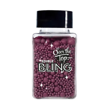 Over The Top Bling Sprinkles Medleys - Burgundy 65g