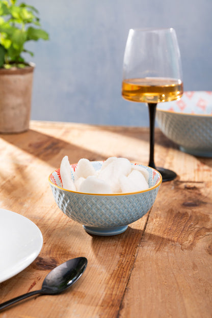 Mikasa Nibble Bowl | Blue Mosiac