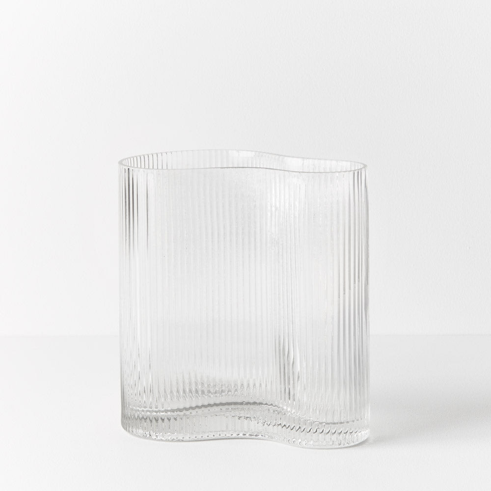 Ripple Curve Vase – A.W. Smith & Sons Gift & Homewares