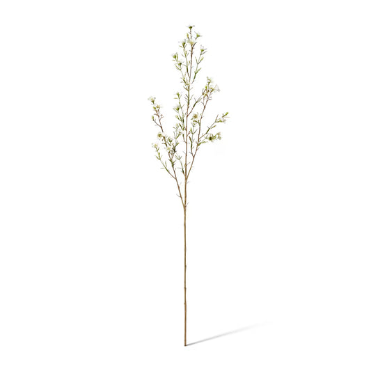 Wax Flower Spray | White