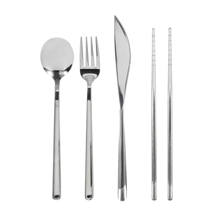 4pce Saltara Stainless Steel Picnic Cutlery Set