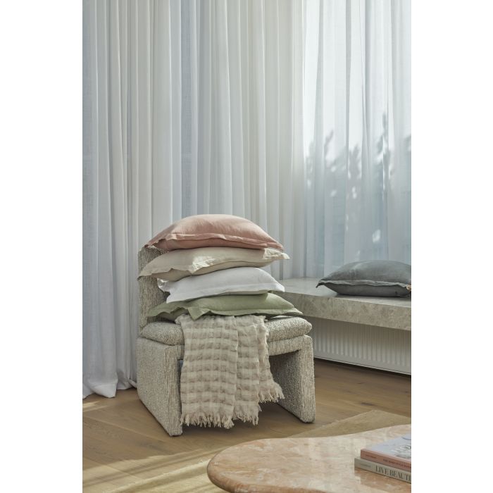 Cove Linen Cushion | Green