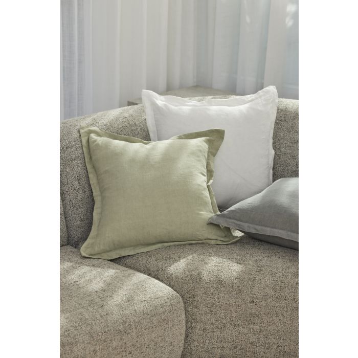 Cove Linen Cushion | Green