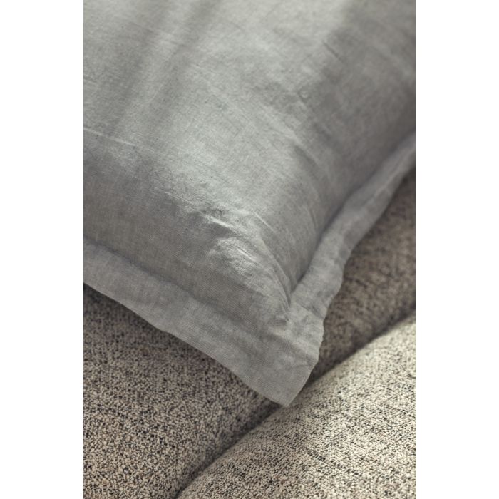 Cove Linen Cushion | Light Grey