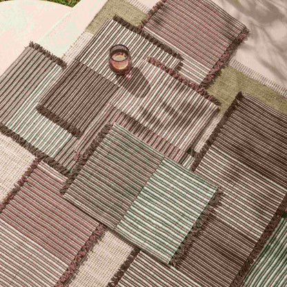 Cai Table Runner | Rust & Natural