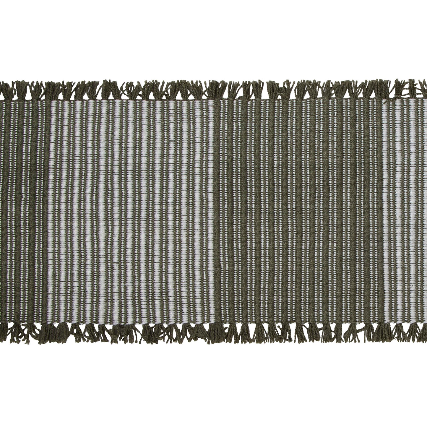 Cai Table Runner | Green & Natural