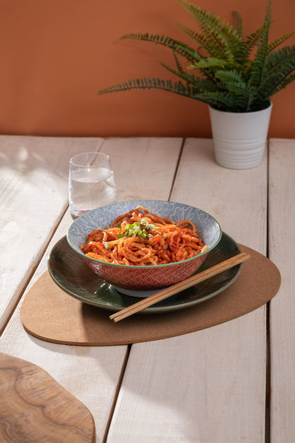 Mikasa Ramen Bowl | Grey Floral