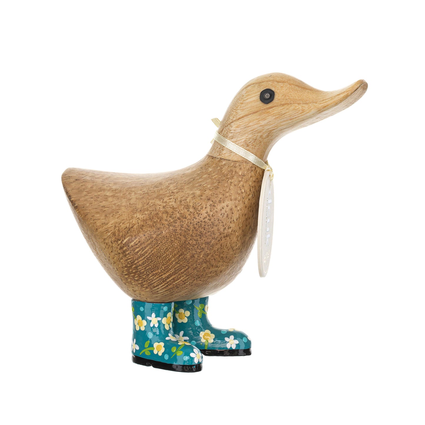 DCUK Natural Welly Ducky Flowers
