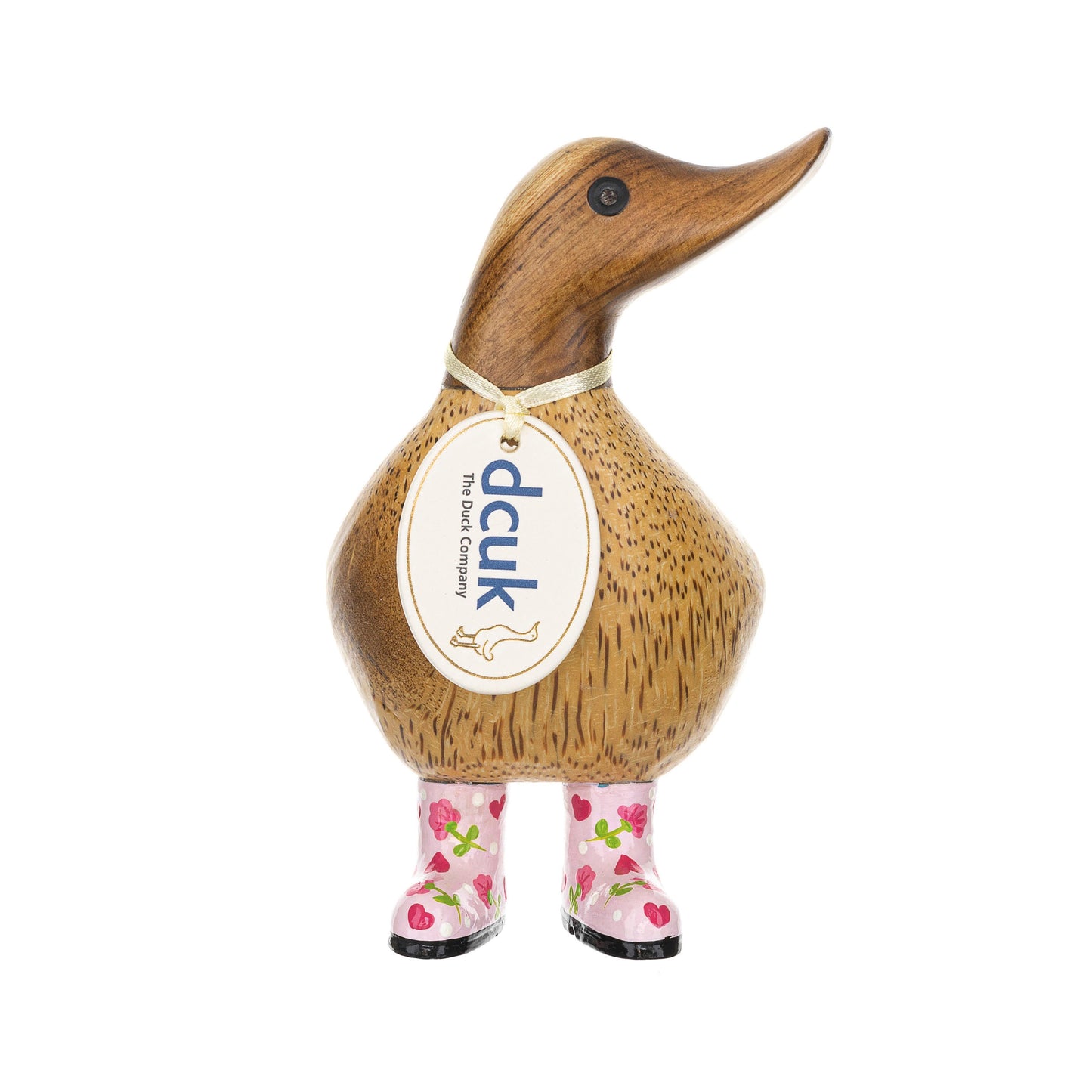 DCUK Natural Welly Ducky Flowers
