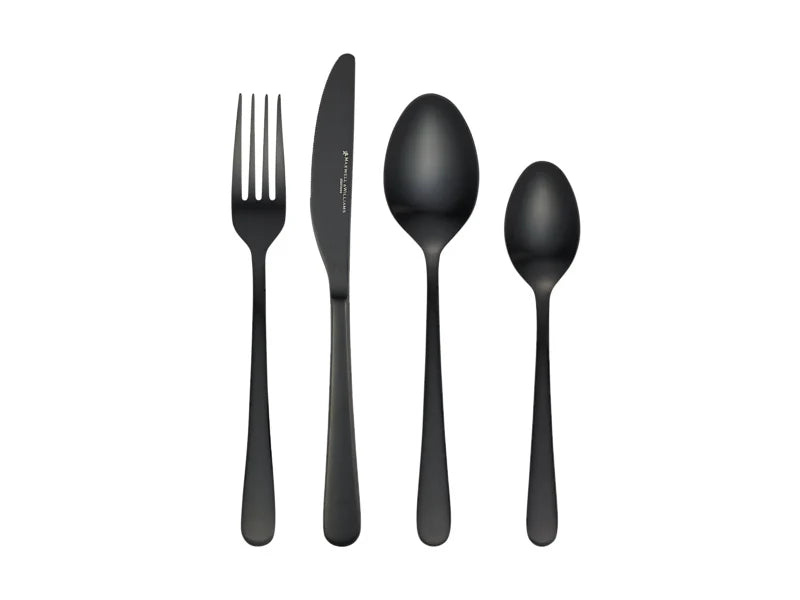 Lume 16pce Cutlery Set | Black