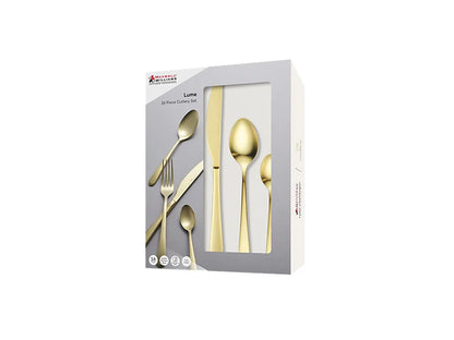 Lume 16pce Cutlery Set | Champagne