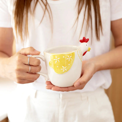Henhouse Yellow Mug